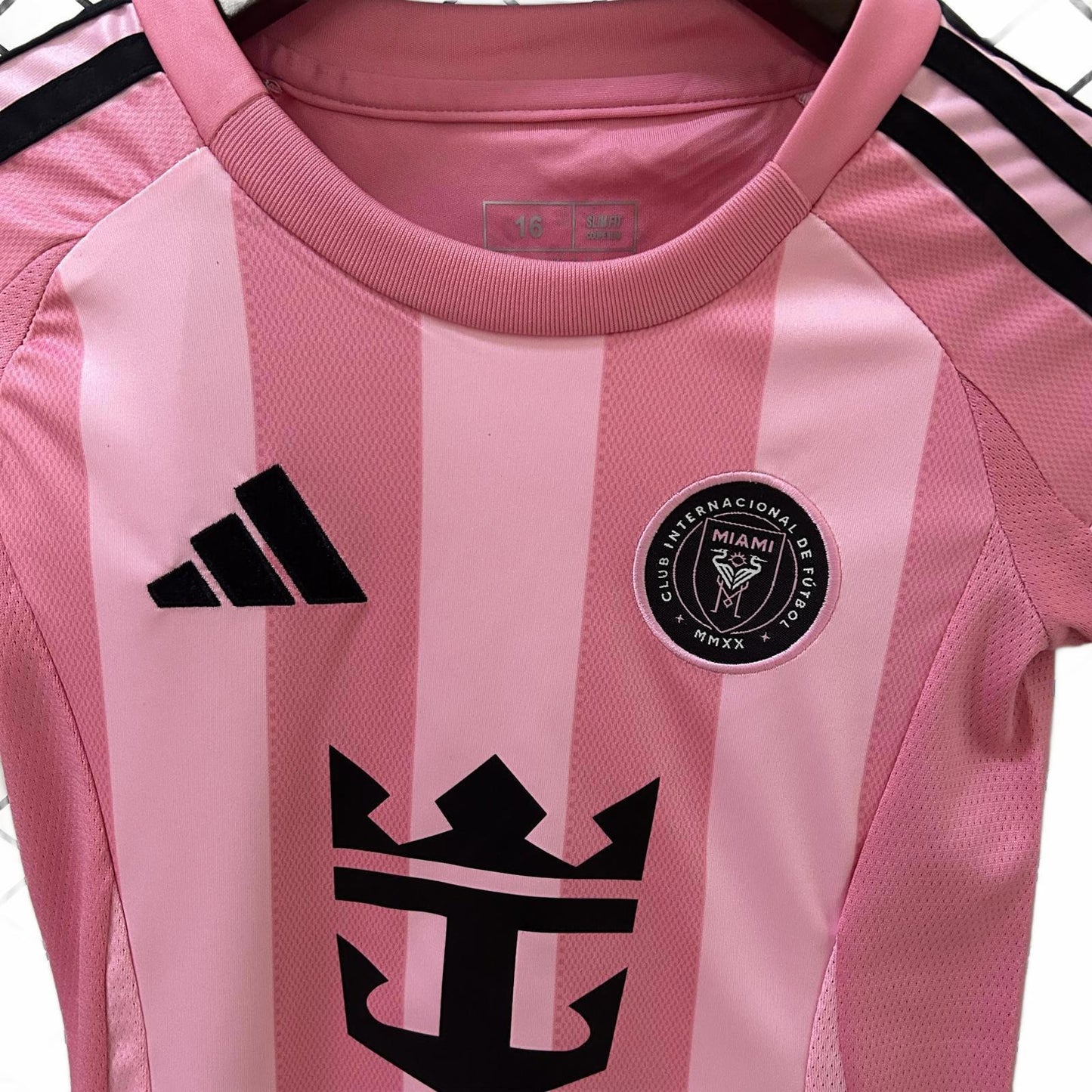 Inter Miami 25/26 Adidas Kids Home Kit - Pink - Inc Socks
