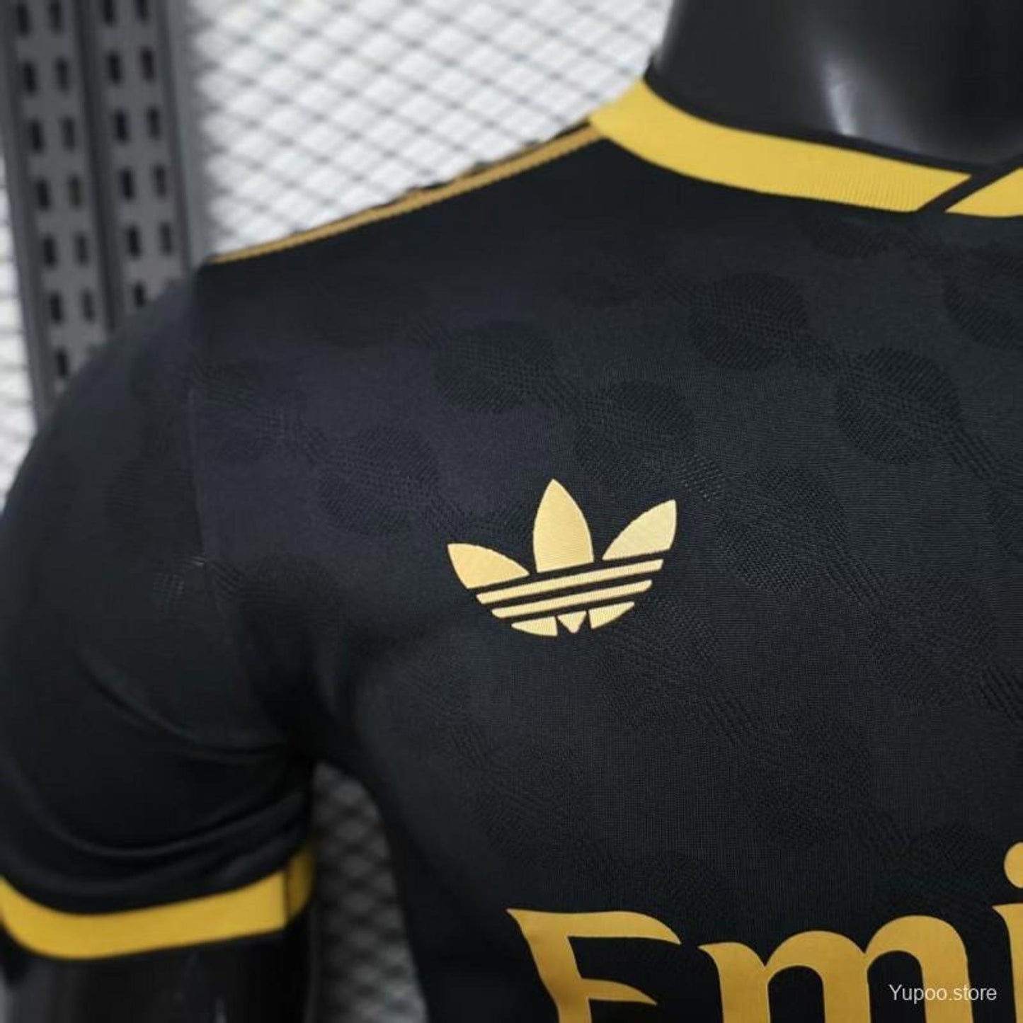 Real Madrid 25/26 Adidas Jersey - Black & Gold - Player Version
