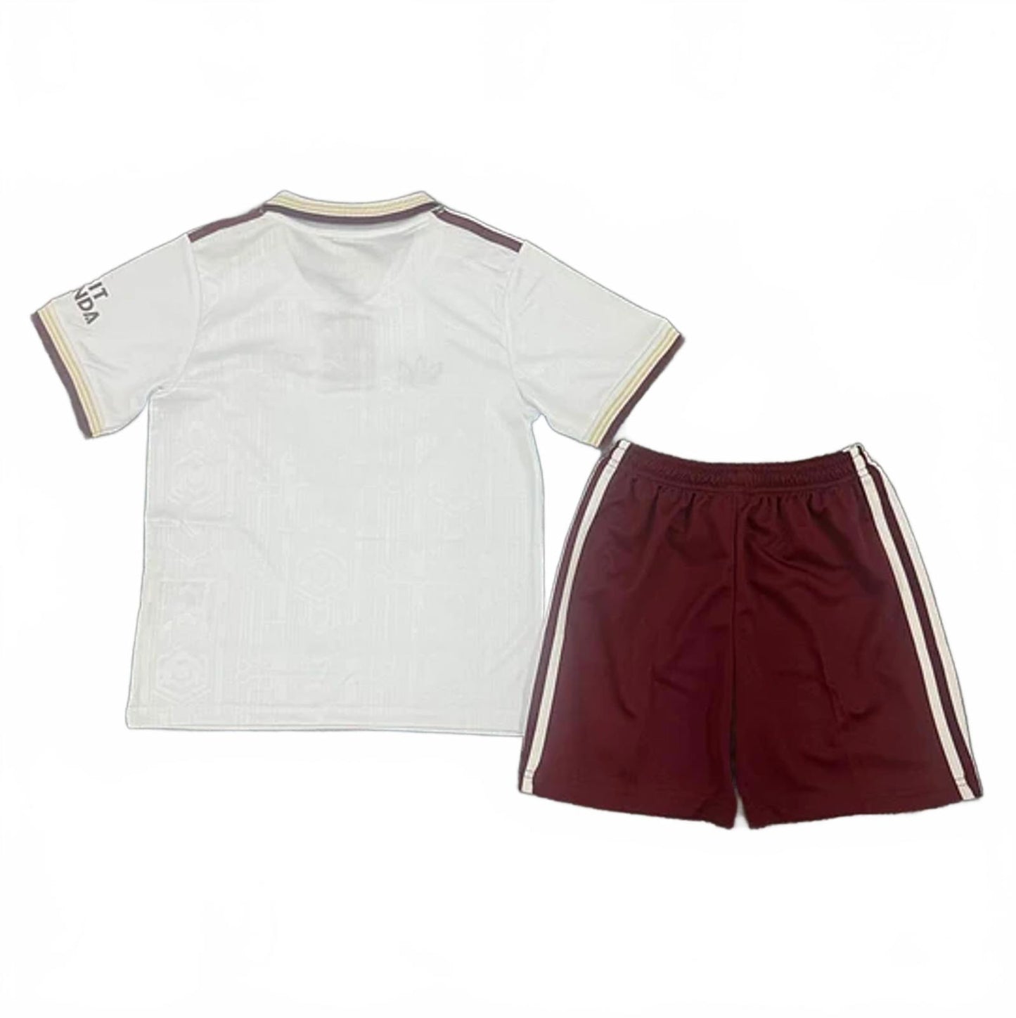 Arsenal Kids 2025/26 Third Kit - White - Inc Socks