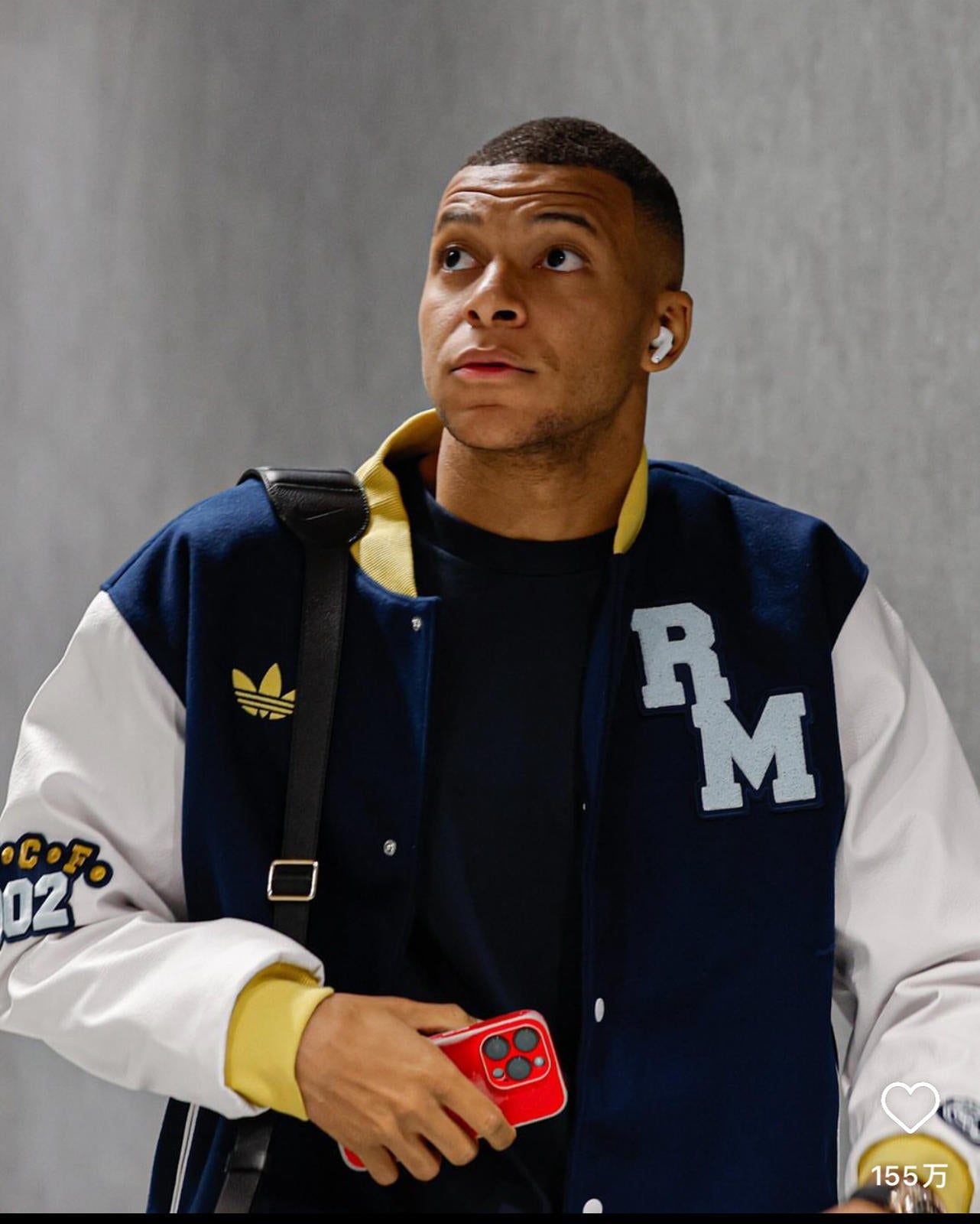 Real Madrid VRCT Adidas Originals Jacket - Black & White