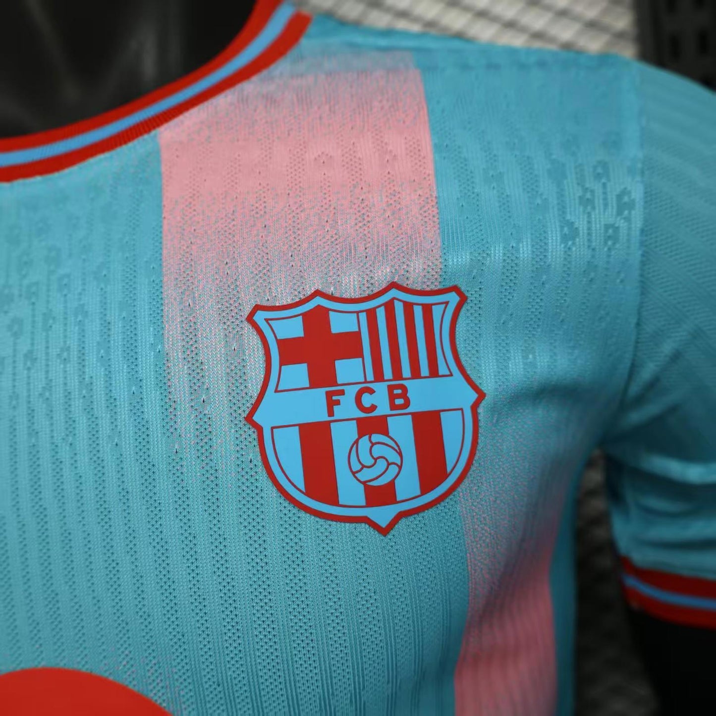 Barcelona 25/26 Special Edition Jersey - Blue & Pink Player Version