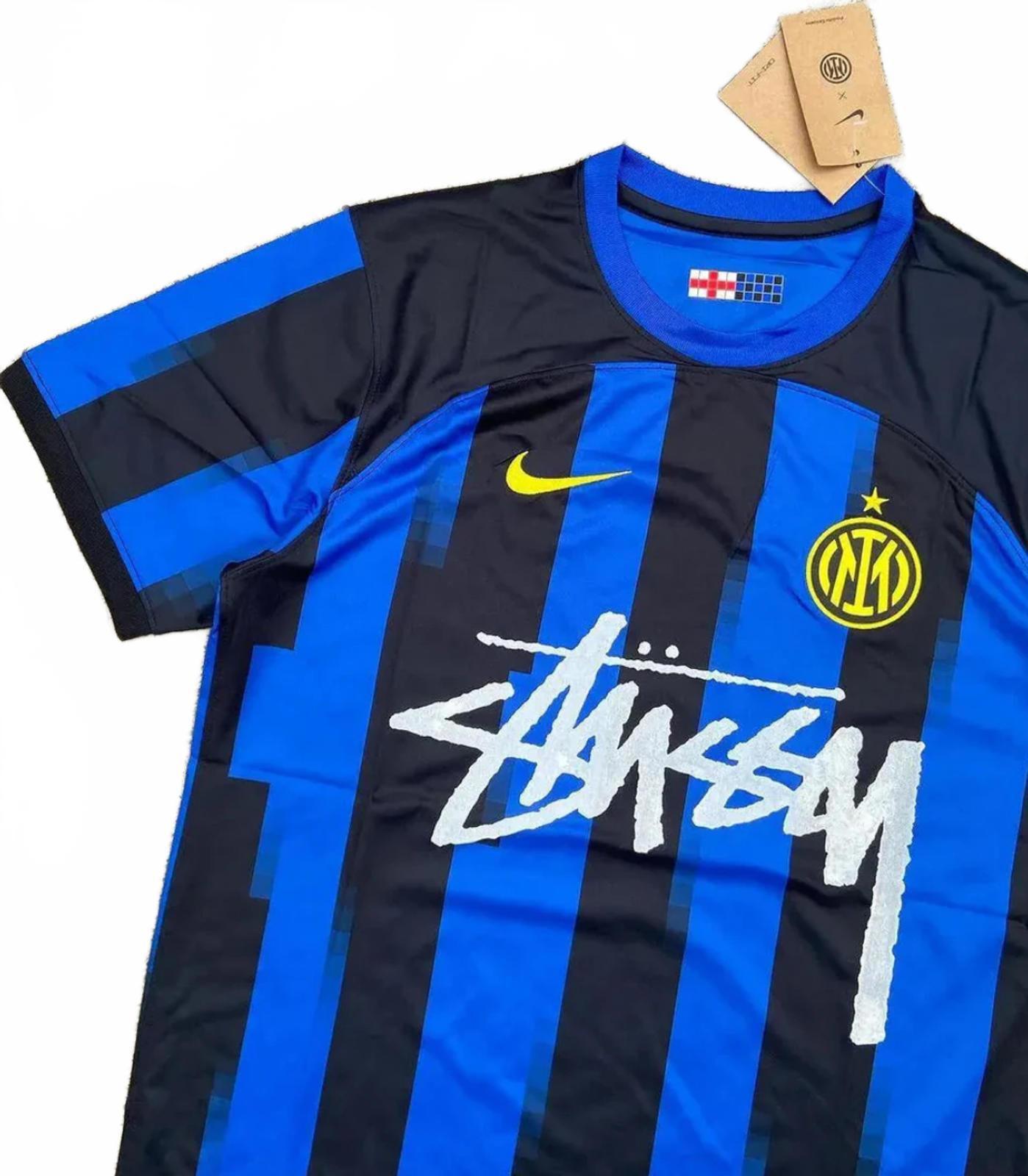 Inter Milan Nike x Stüssy Collab Home Jersey - Blue & Black