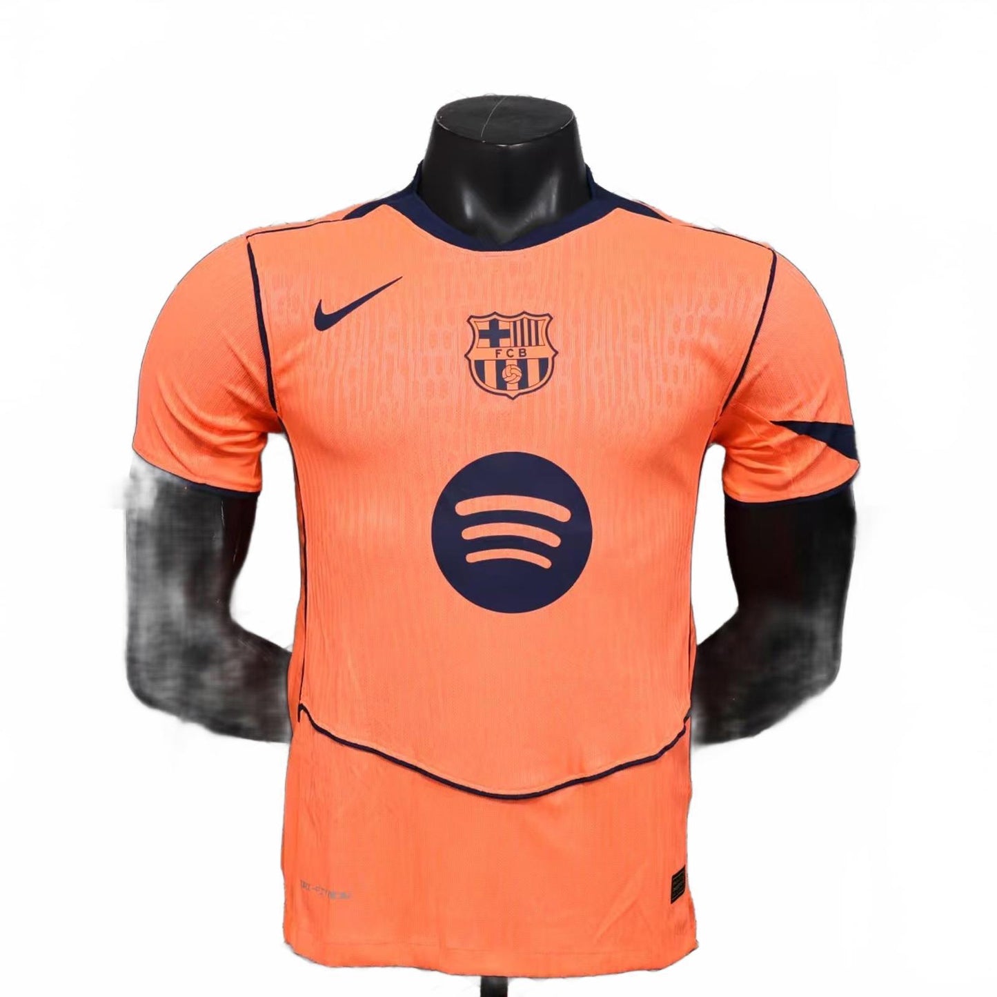 Barcelona 25/26 Nike Away Jersey - Orange - Player Version