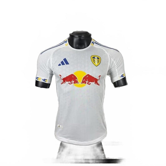 Leeds United Adidas 25/26 Home Shirt - White - Players Version