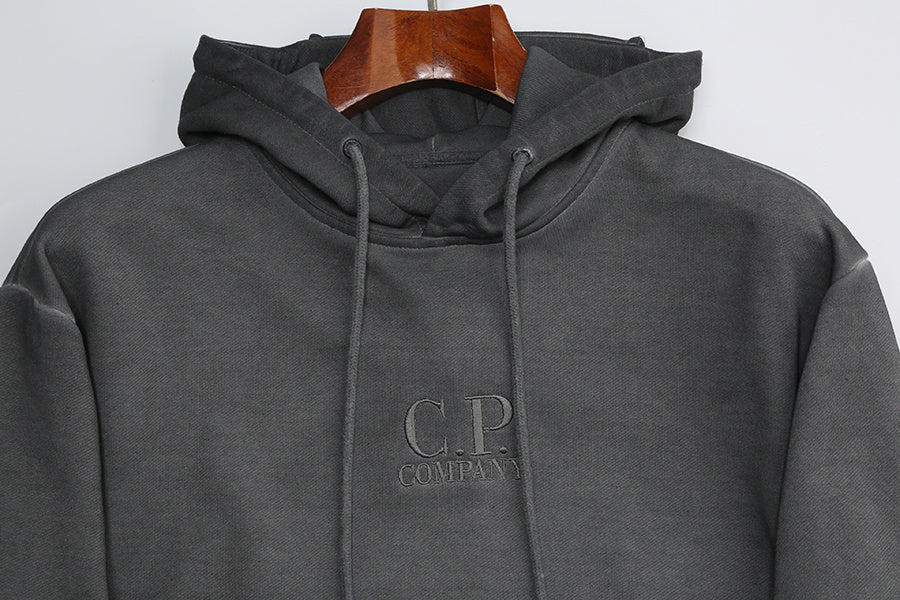 C.P. Company Diagonal Fleece Google Hoody
