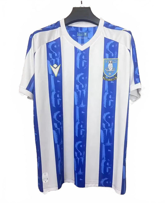 Sheffield Wednesday 25/26 Macron Home Shirt - White & Blue - Size Medium
