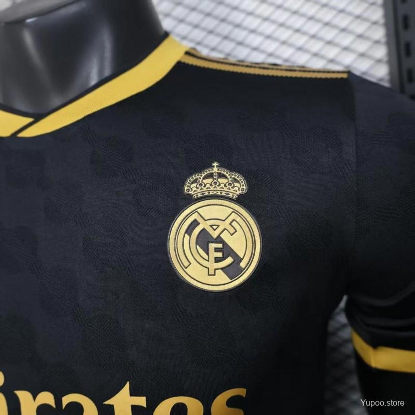 Real Madrid 25/26 Adidas Jersey - Black & Gold - Player Version