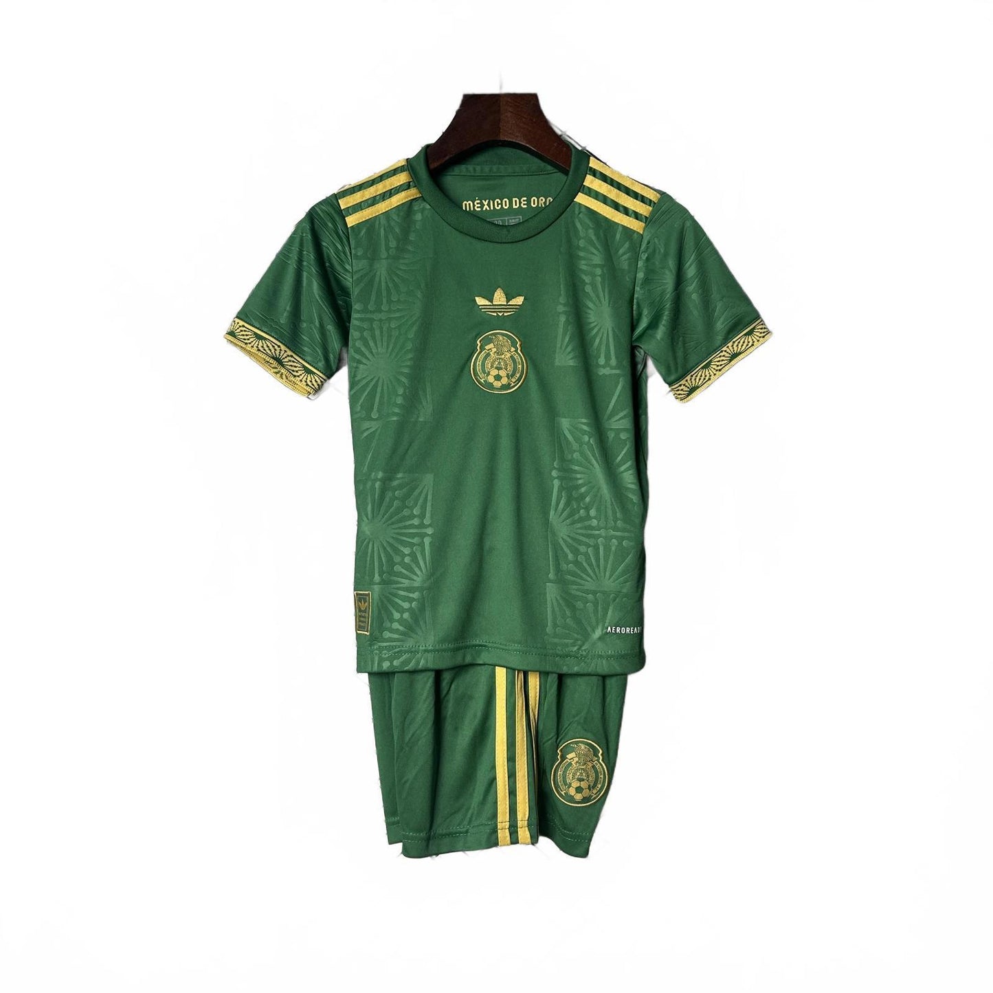 Mexico 2025 Kids Adidas Football Kit - Green - Size 16 - 2/4 Yrs Inc Socks