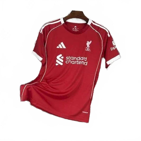 Liverpool FC 25/26 Adidas Home Jersey - Red - Fan Version