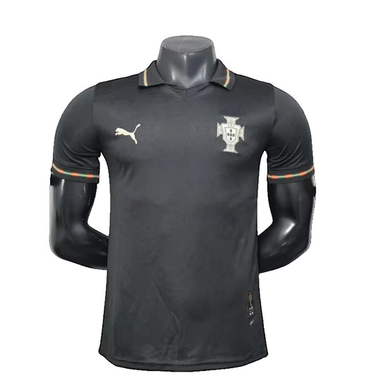 Portugal 2026 Nike Puma Away Shirt - Black - Player Version