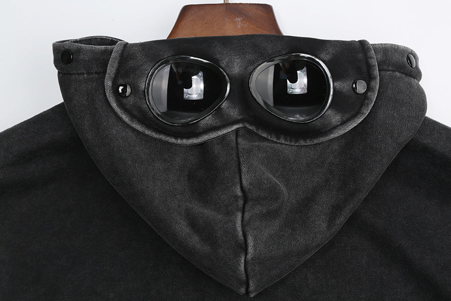 C.P. Company Diagonal Fleece Google Hoody