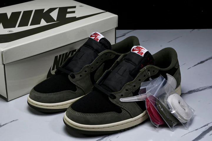 AJ1 Retro Low OG 'Black Olive'