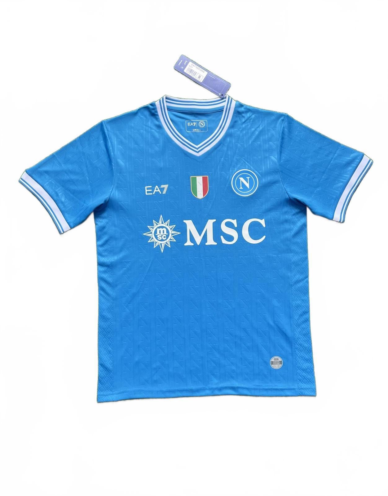 Napoli 25/26 EA7 Home Jersey - Blue - Fan Version