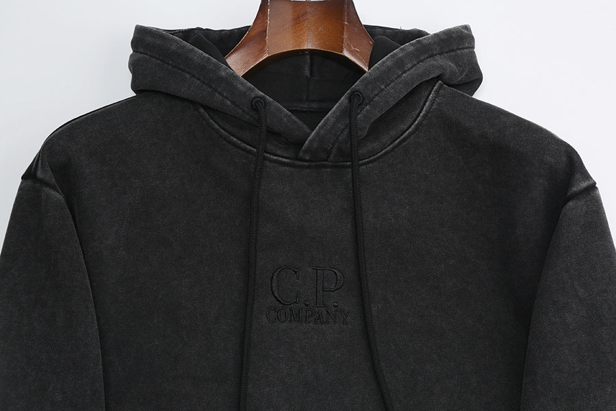 C.P. Company Diagonal Fleece Google Hoody