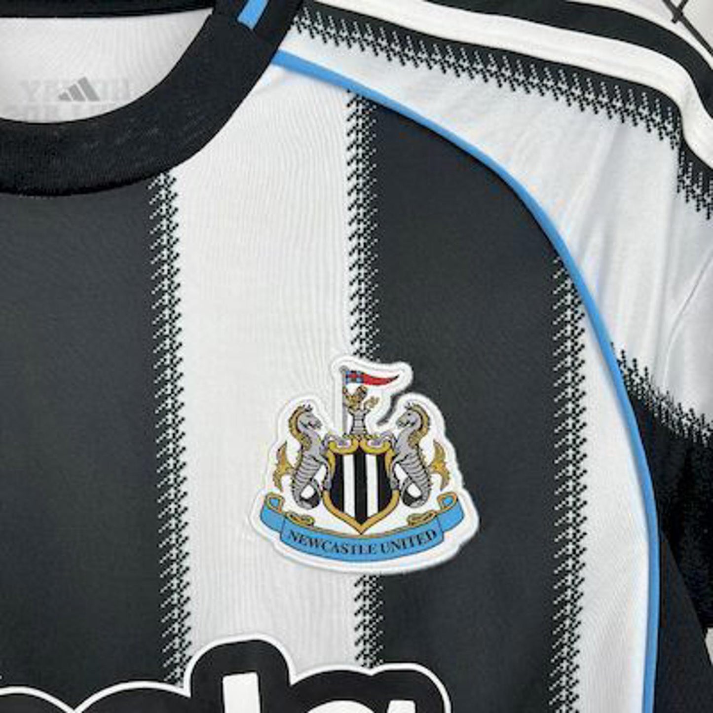 Newcastle 25/26 Adidas Home Jersey - Black - Fan Version