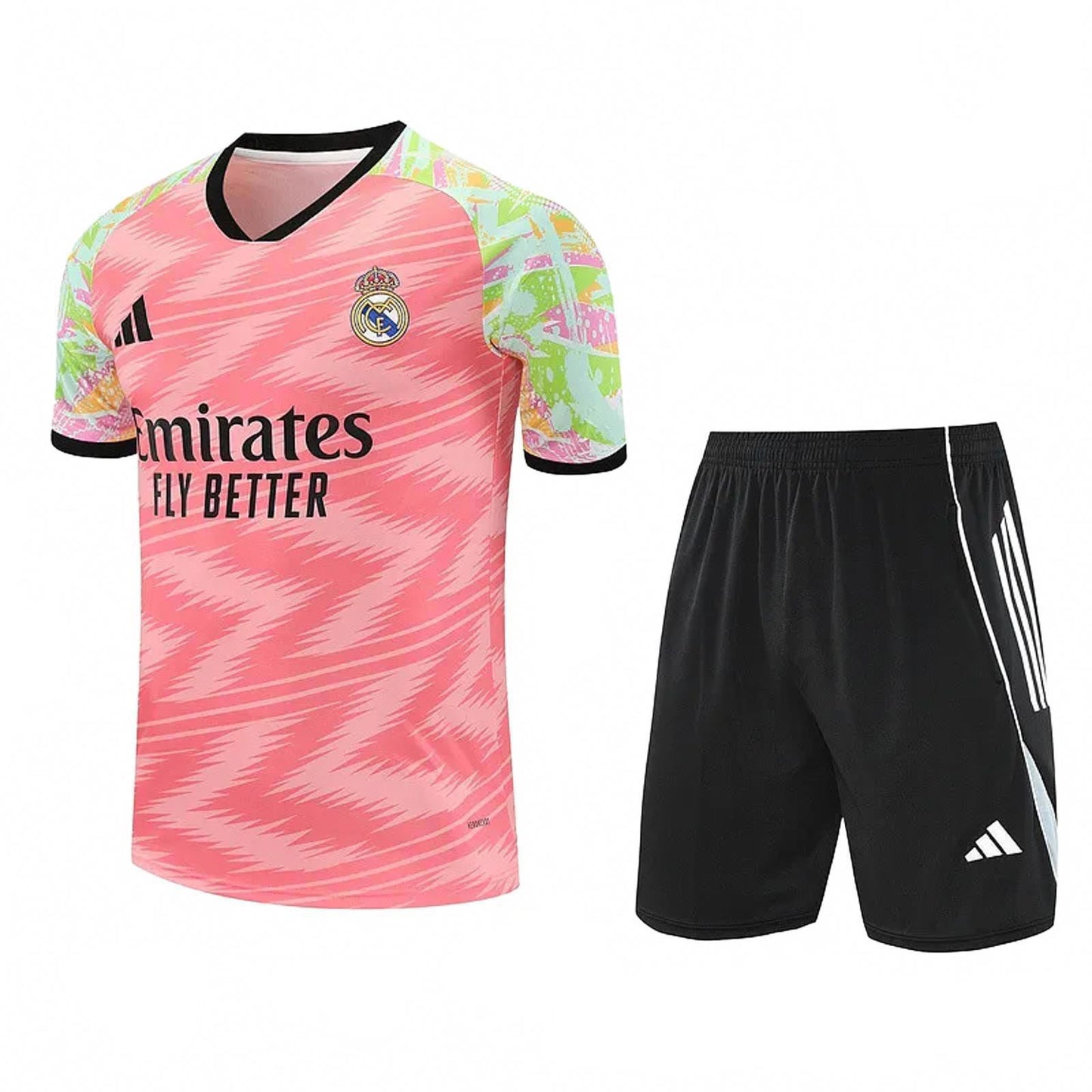 Real Madrid Adidas 25/26 Training Kit - Pink & Black