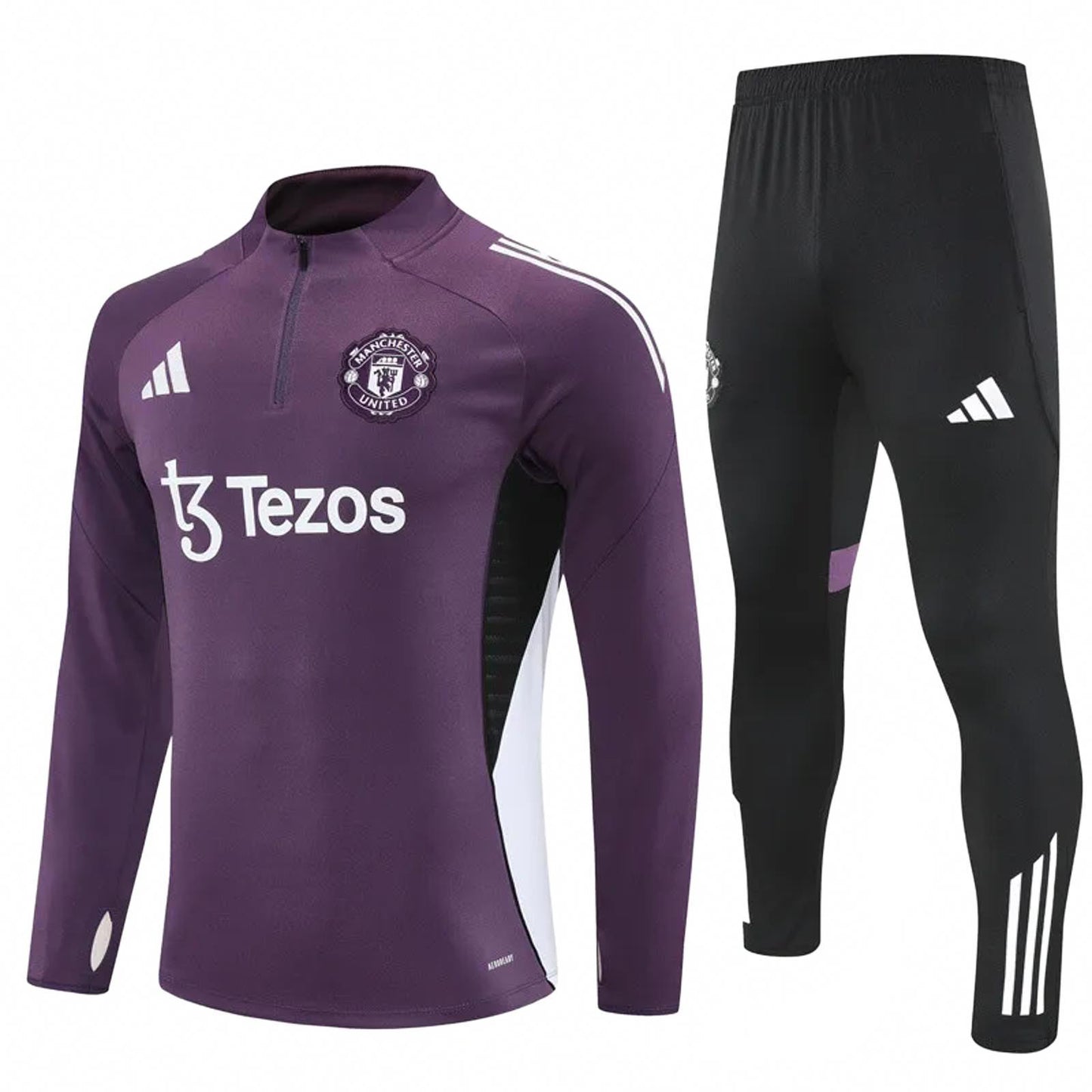 Manchester United 25/26 Adidas Tracksuit - Purple