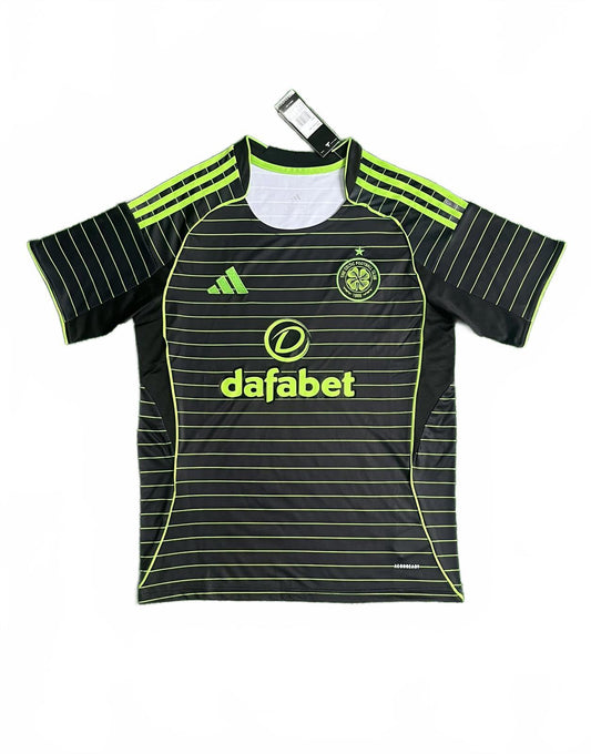 Celtic 25/26 Adidas Away Jersey - Black - Fan Version