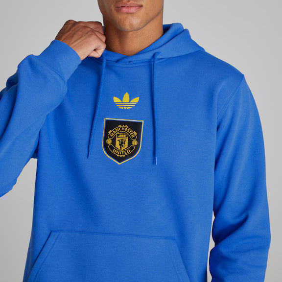 Manchester United x adidas LFSTLR Hoodie Blue