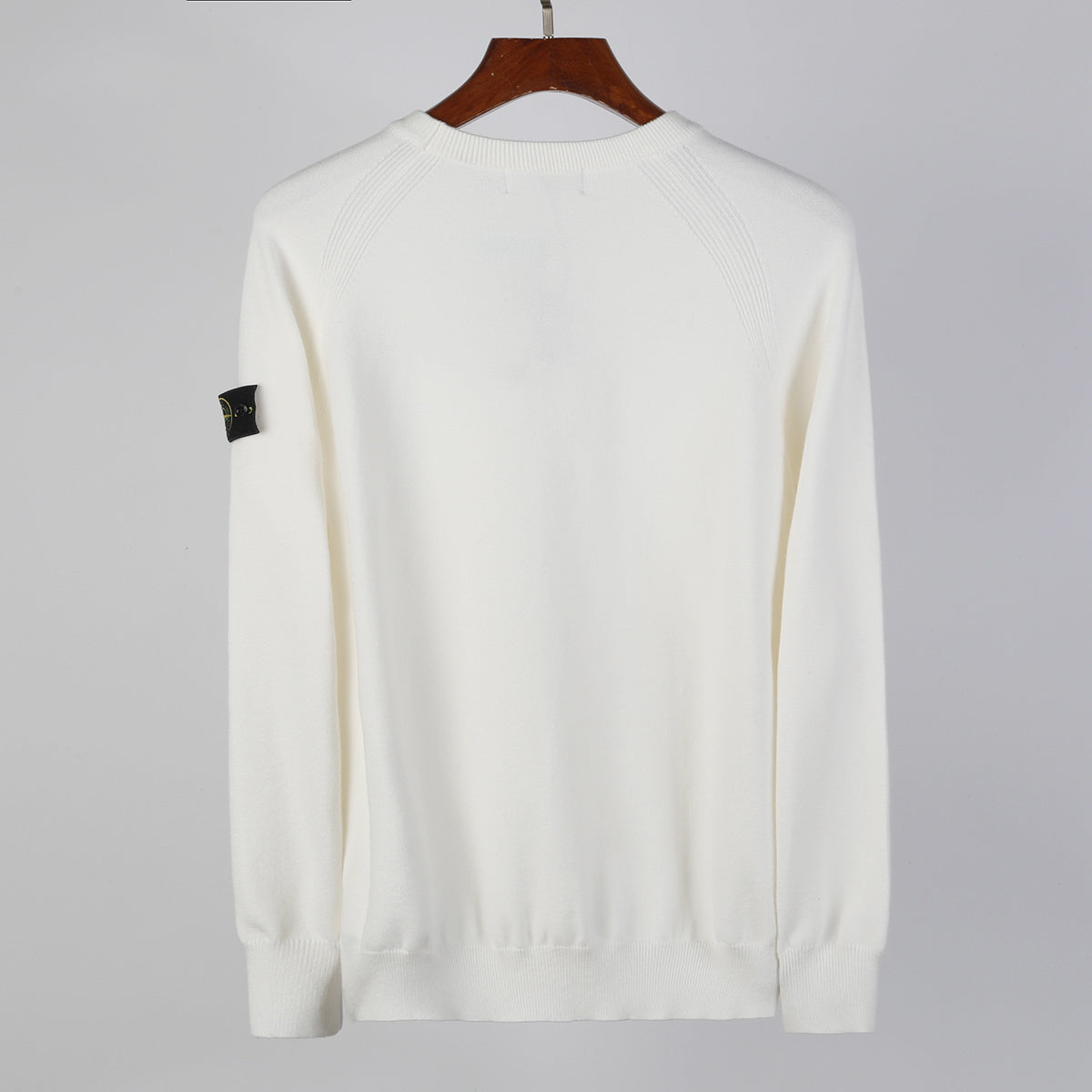 Stone Island Virgin Wool Crew Neck Sweater