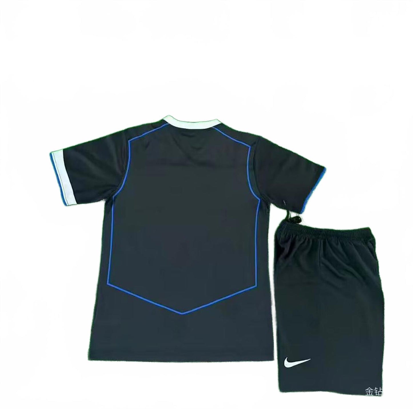 Chelsea FC 25/26 Nike Kids' Third Kit - Black - Inc Socks