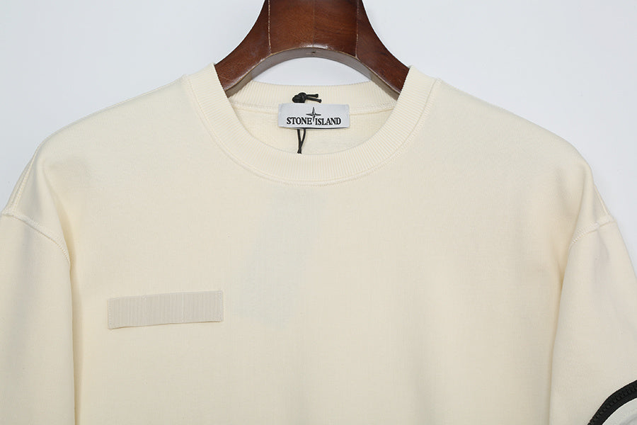 Stone Island Zip Sleeve Pocket Sweatshirt