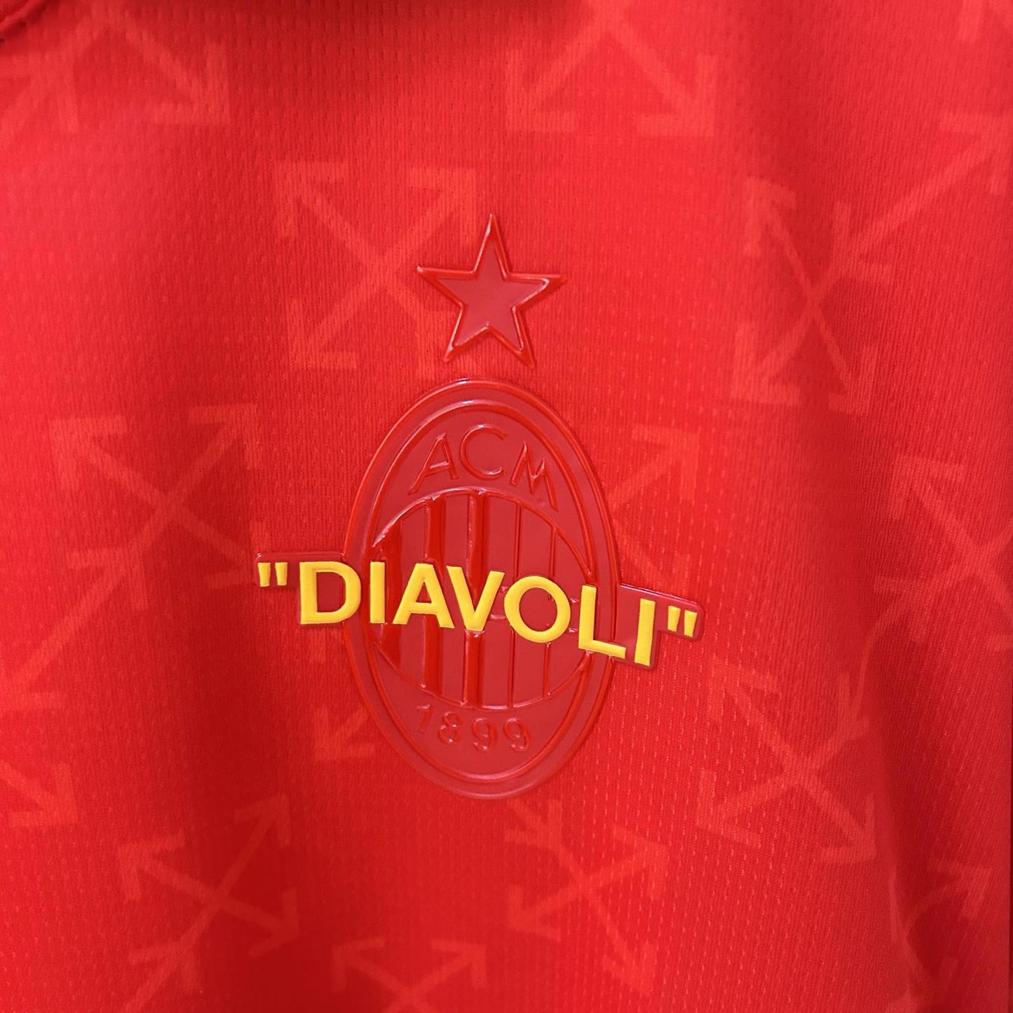 AC Milan Puma x Off White Collaboration Jersey - Fan Version