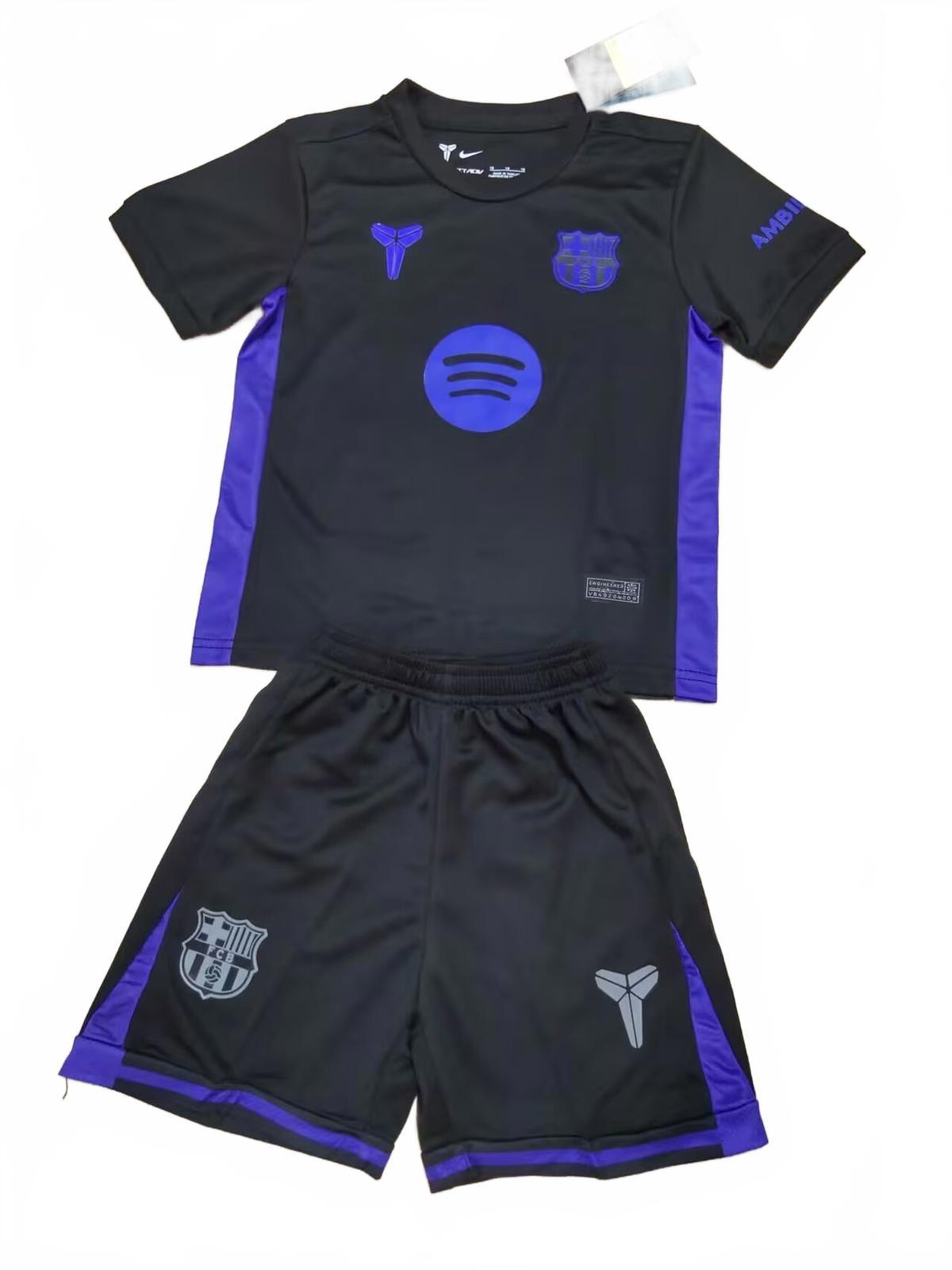 Barcelona 25/26 Nike x Kobe Kids Away Jersey - Inc Socks
