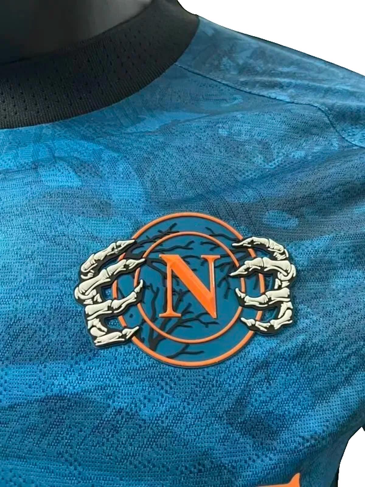 Napoli 25/26 EA7 Halloween Jersey - Blue - Player Version