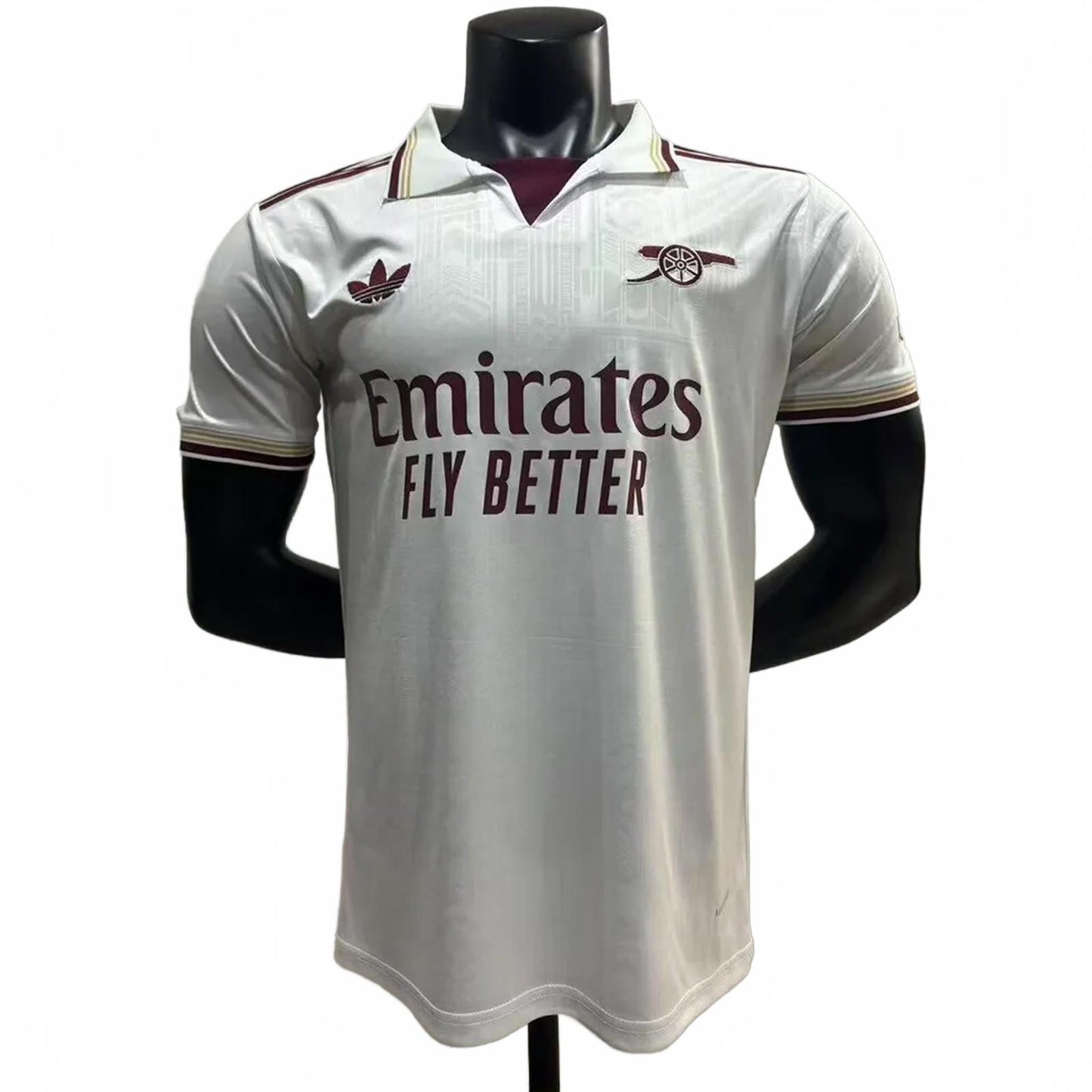 Arsenal 2025/26 Adidas Jersey - White - Player Version