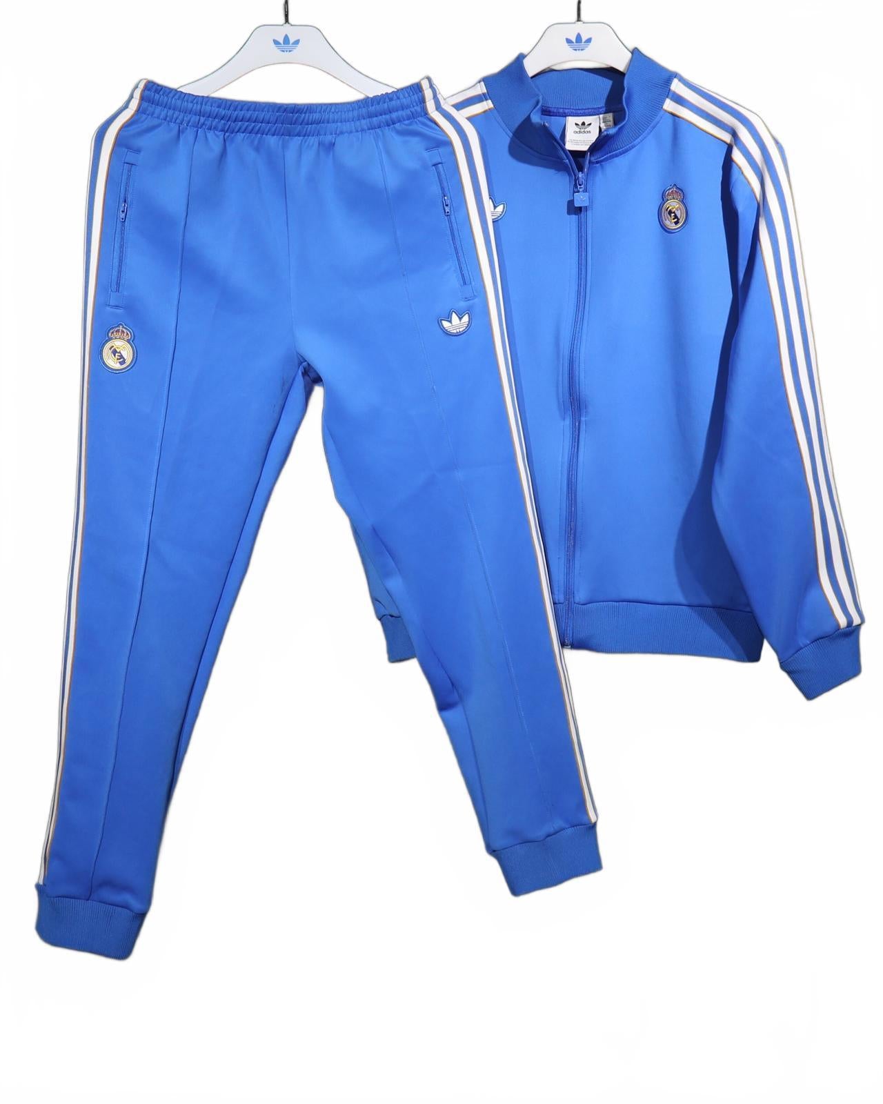Real Madrid 25/26 Adidas Terrace Icons Tracksuit - Blue