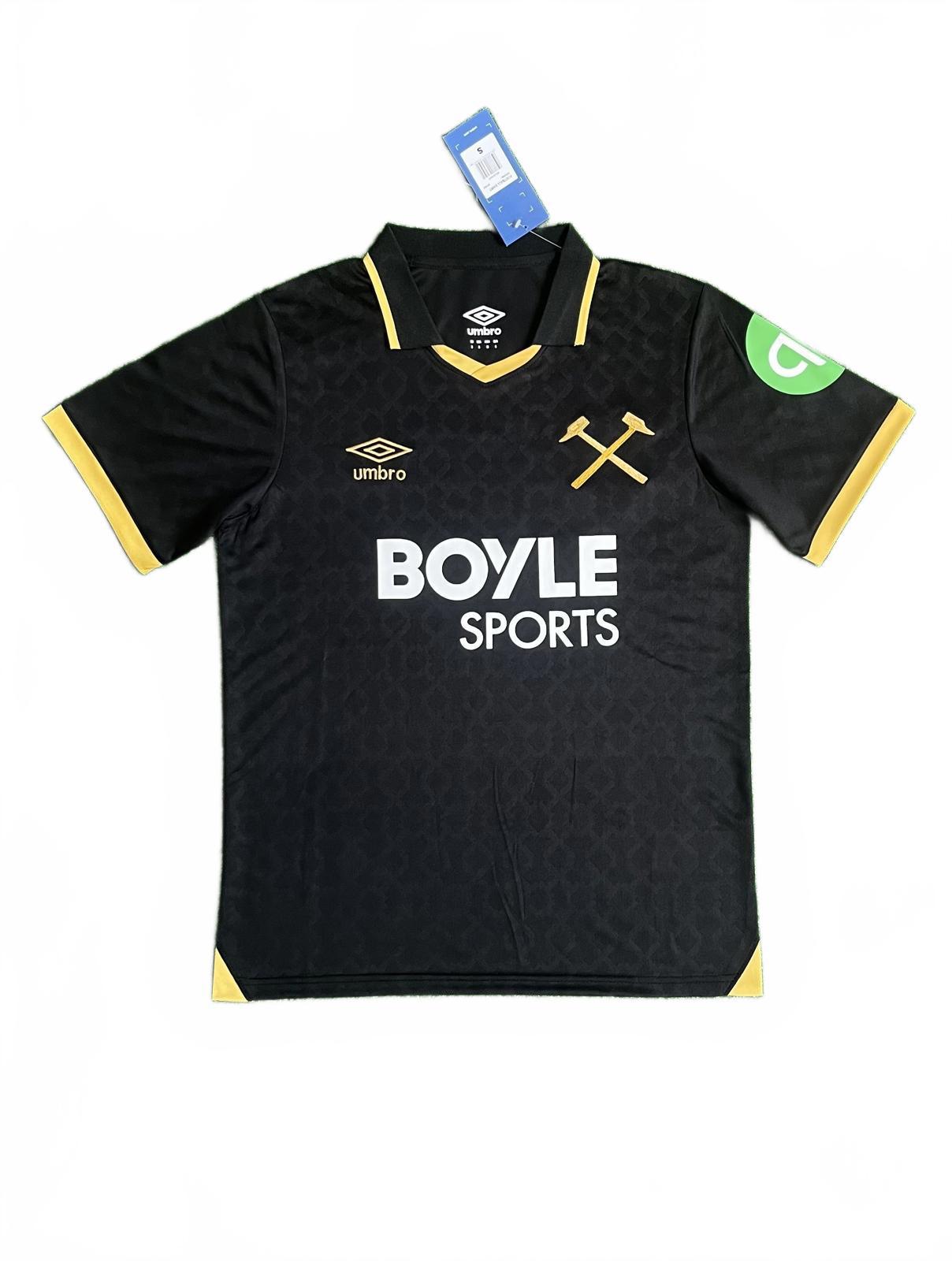 West Ham 25/26 Umbro Third Jersey - Black - Fan Version