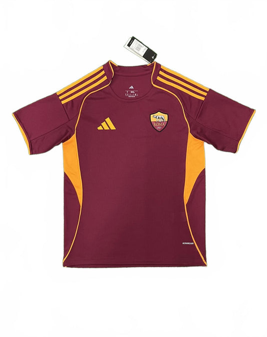 Roma 25/26 Adidas Home Jersey - Dark Red - Fan Version