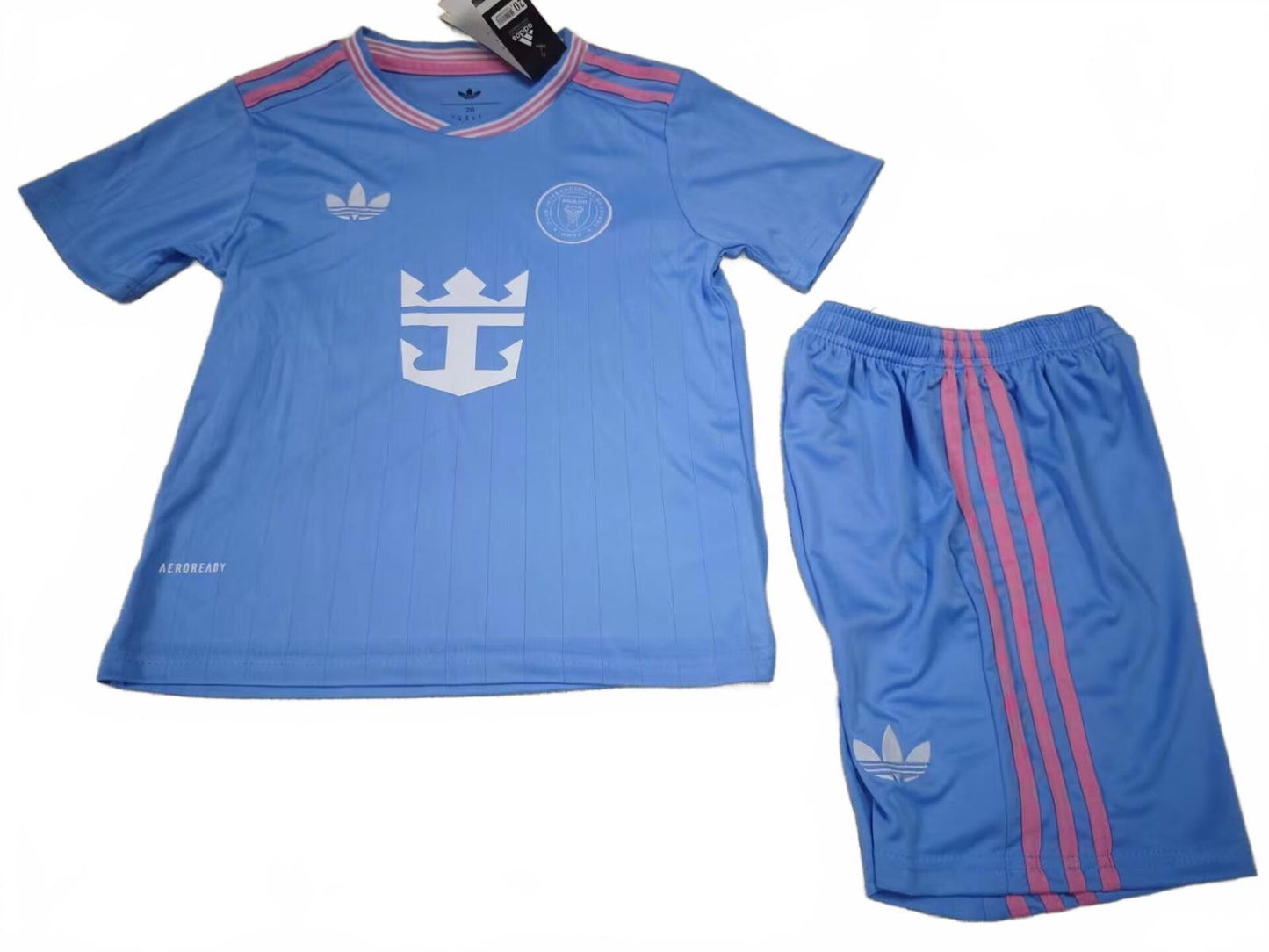 Inter Miami 25/26 Adidas Kids Third Kit - Blue - Inc Socks