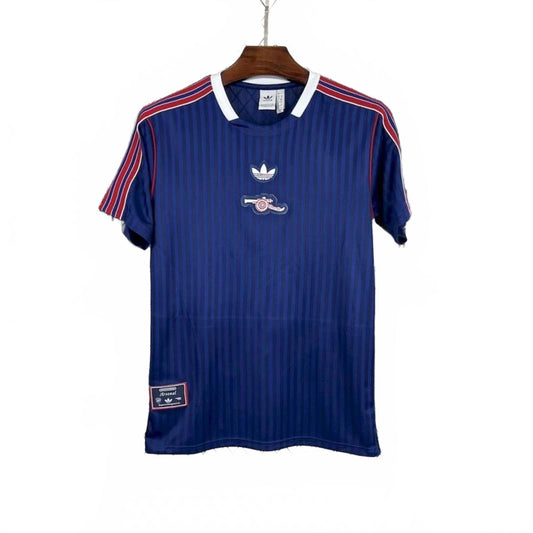 Arsenal 2025/26 Adidas Terrace Icons Jersey - Navy Blue