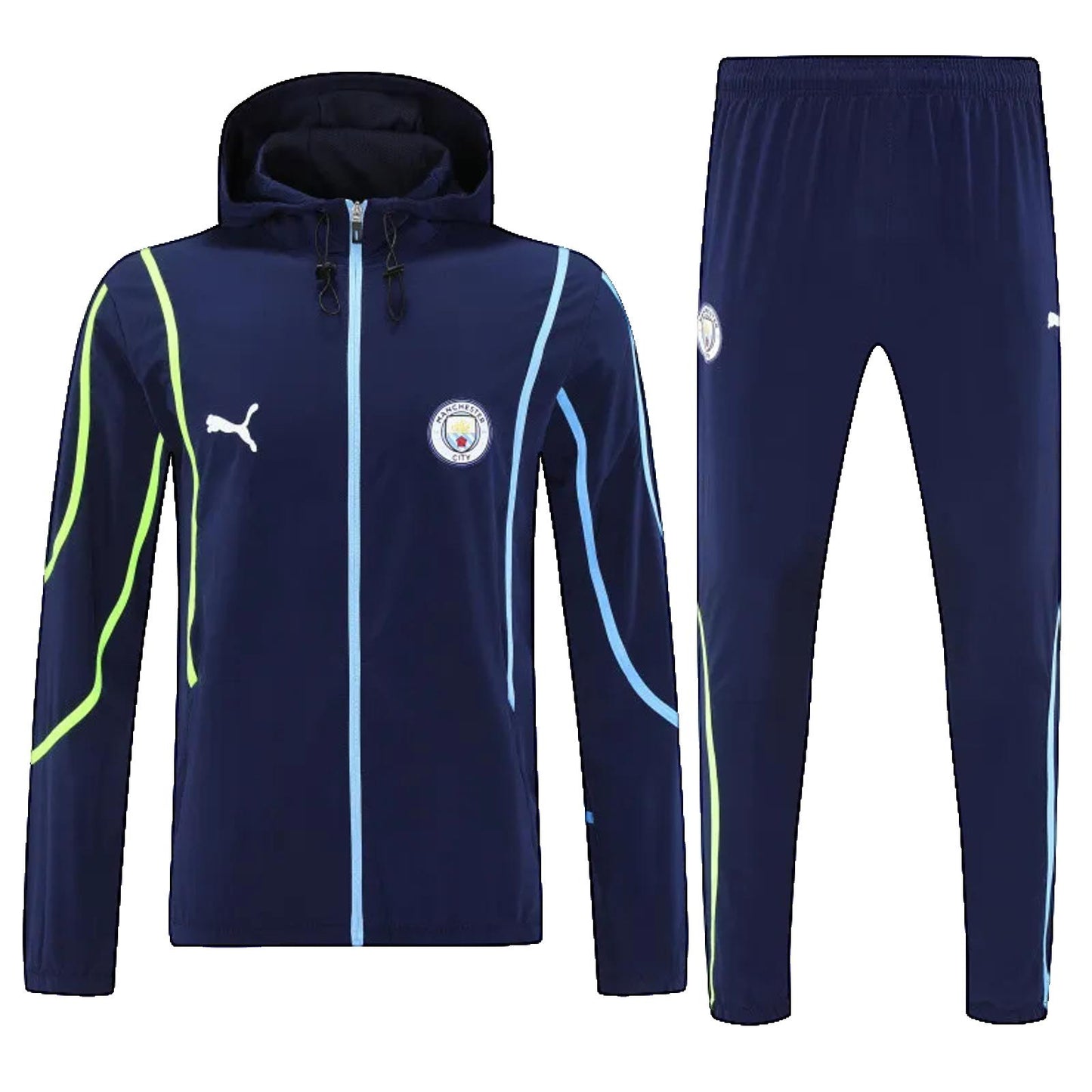 Manchester City 25/26 Puma Tracksuit - Navy