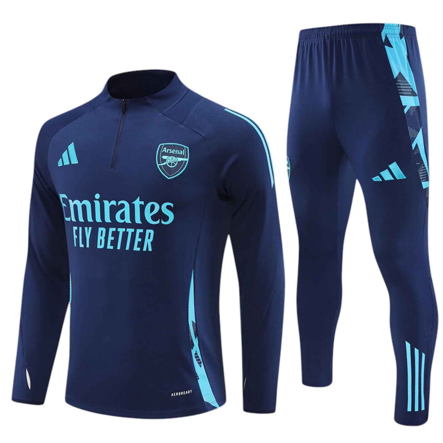 Arsenal Adidas Kids Tracksuit - Navy
