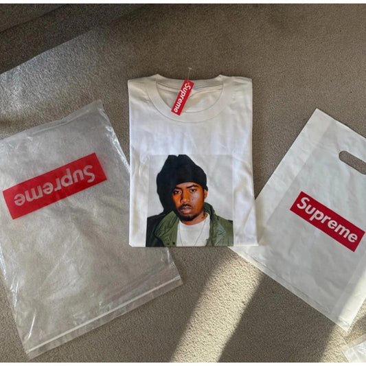 Supreme Nas T-shirt - White - Size Small