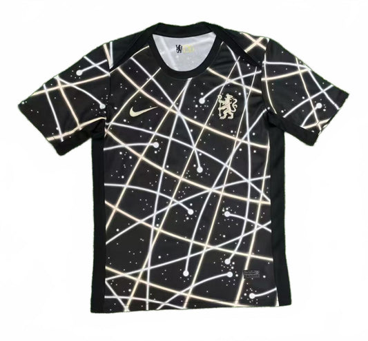 Chelsea FC 25/26 Nike Pre Match Jersey - Black - Fan Version