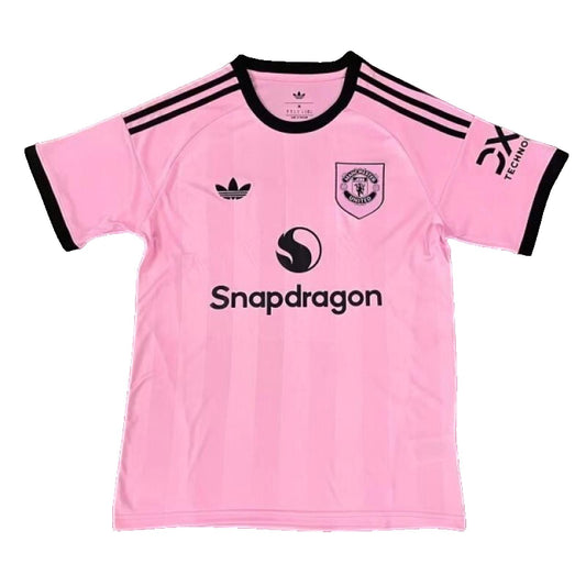 Manchester United 25/26 Adidas Goalkeeper Jersey - Pink - Fan Version