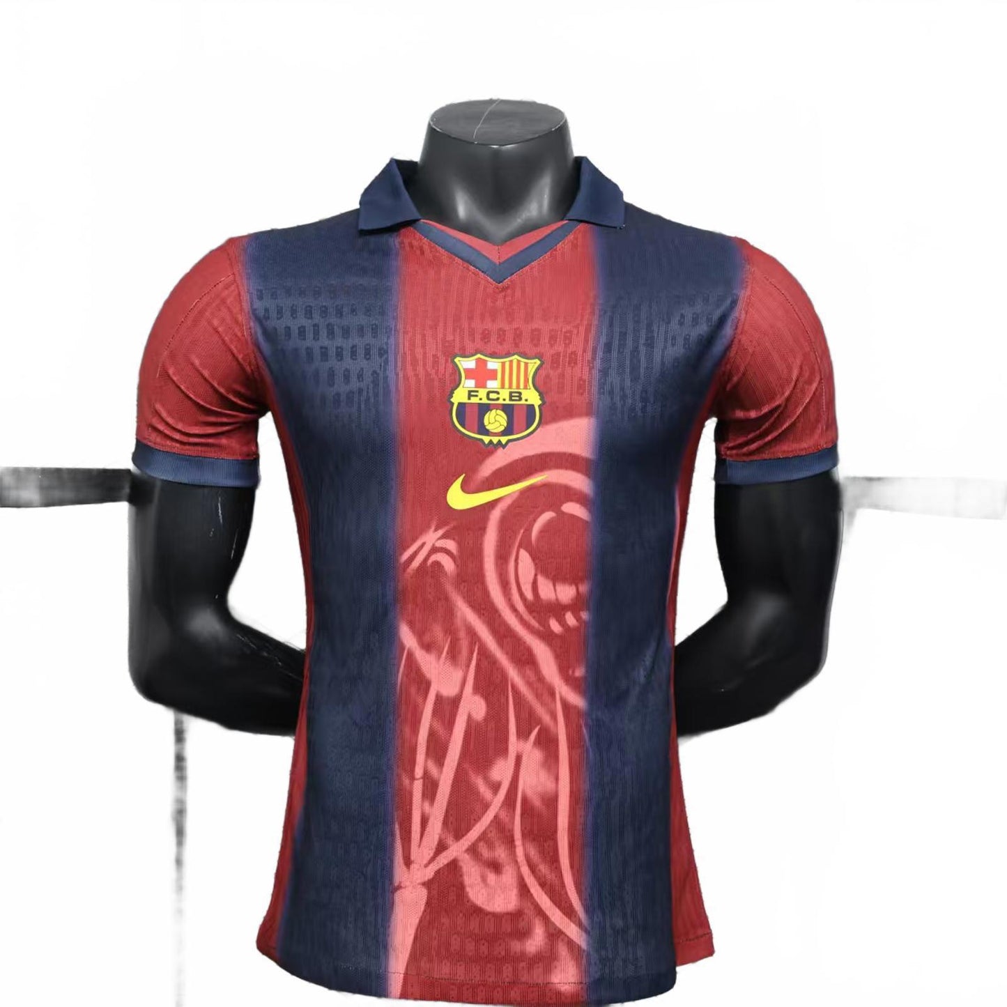 Barcelona x Cactus Jack Nike Players Version Skeleton Jersey
