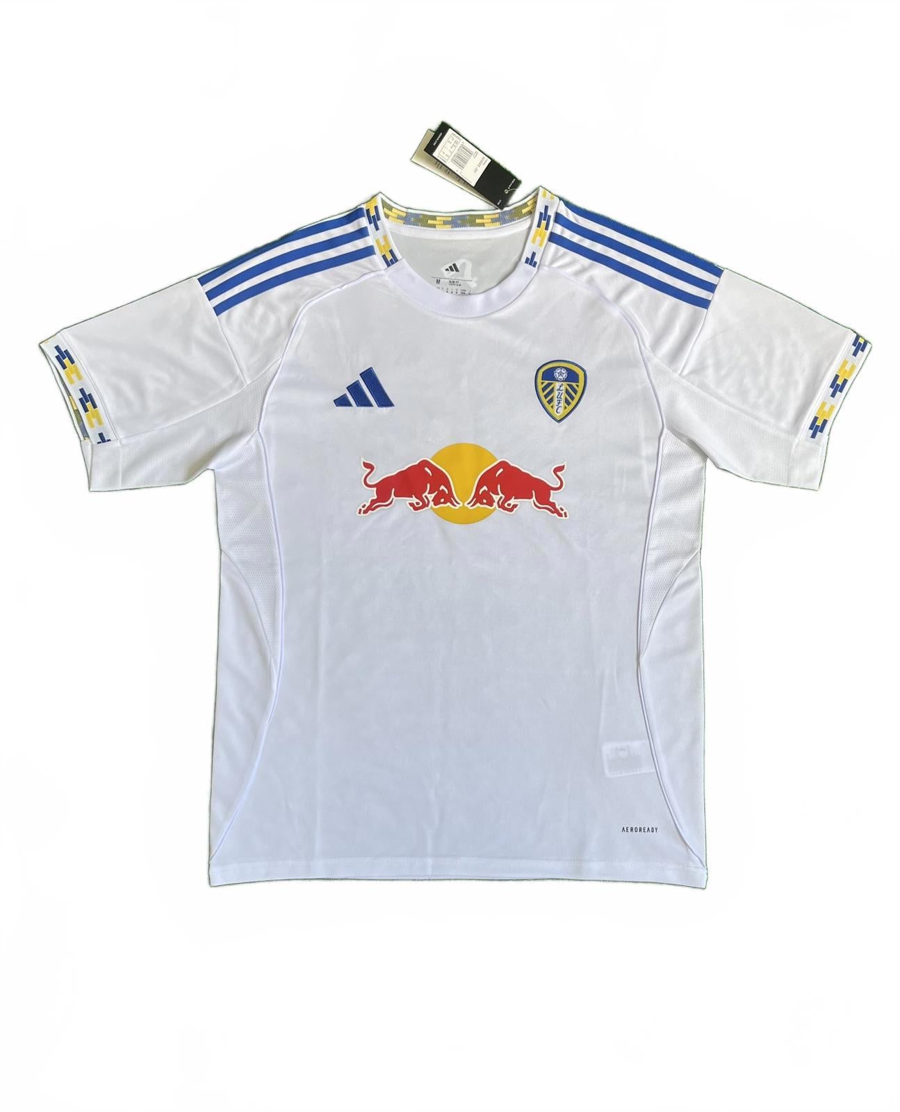 Leeds 25/26 Adidas Home Jersey - White - Fan Version