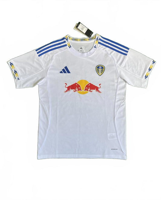 Leeds 25/26 Adidas Home Jersey - White - Fan Version