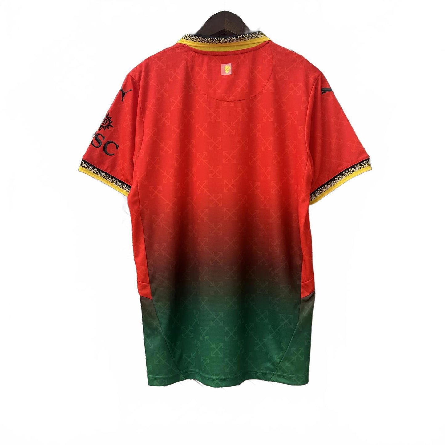 AC Milan Puma x Off White Collaboration Jersey - Fan Version