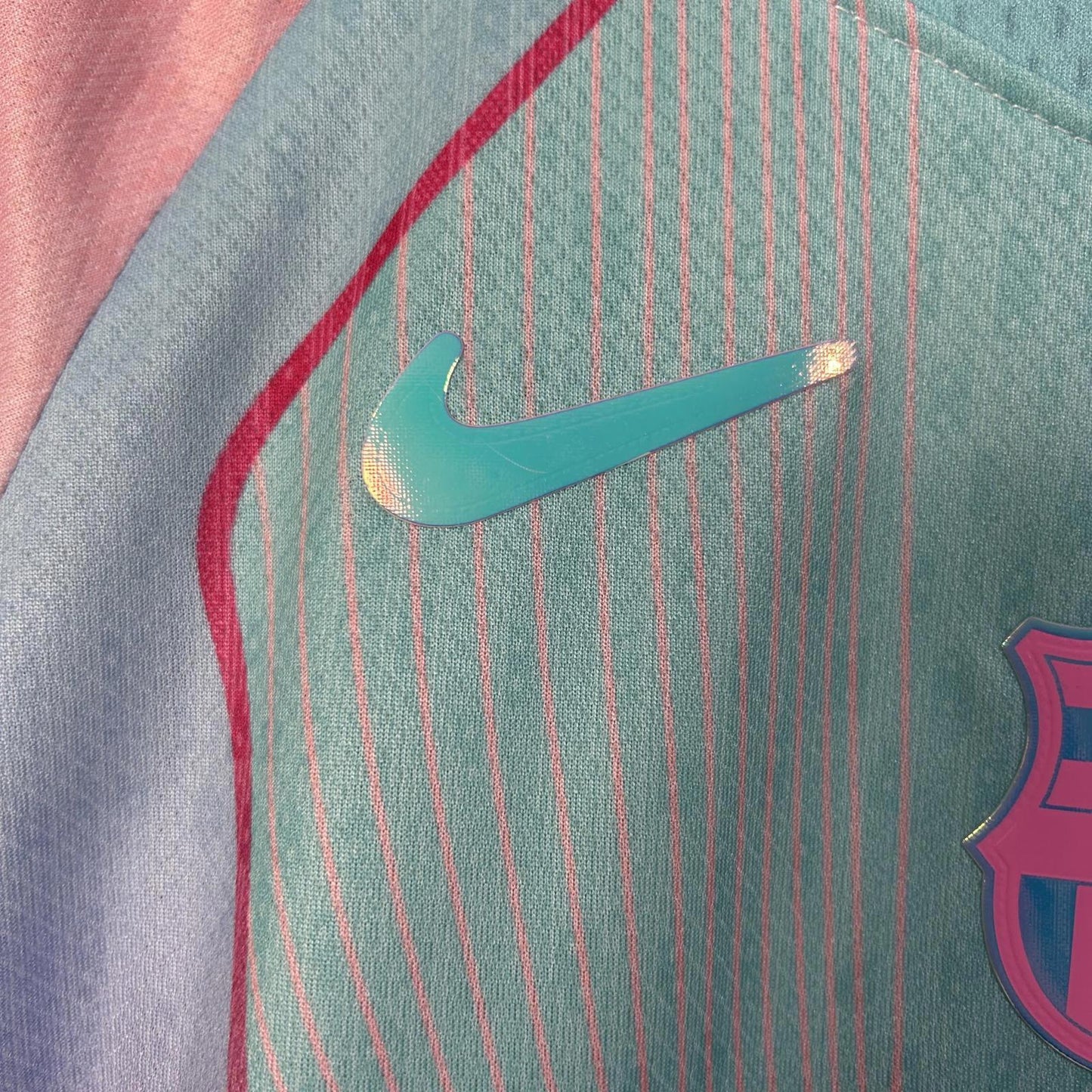 Barcelona 25/26 Nike Kids Kit - Pale Blue - Inc Socks