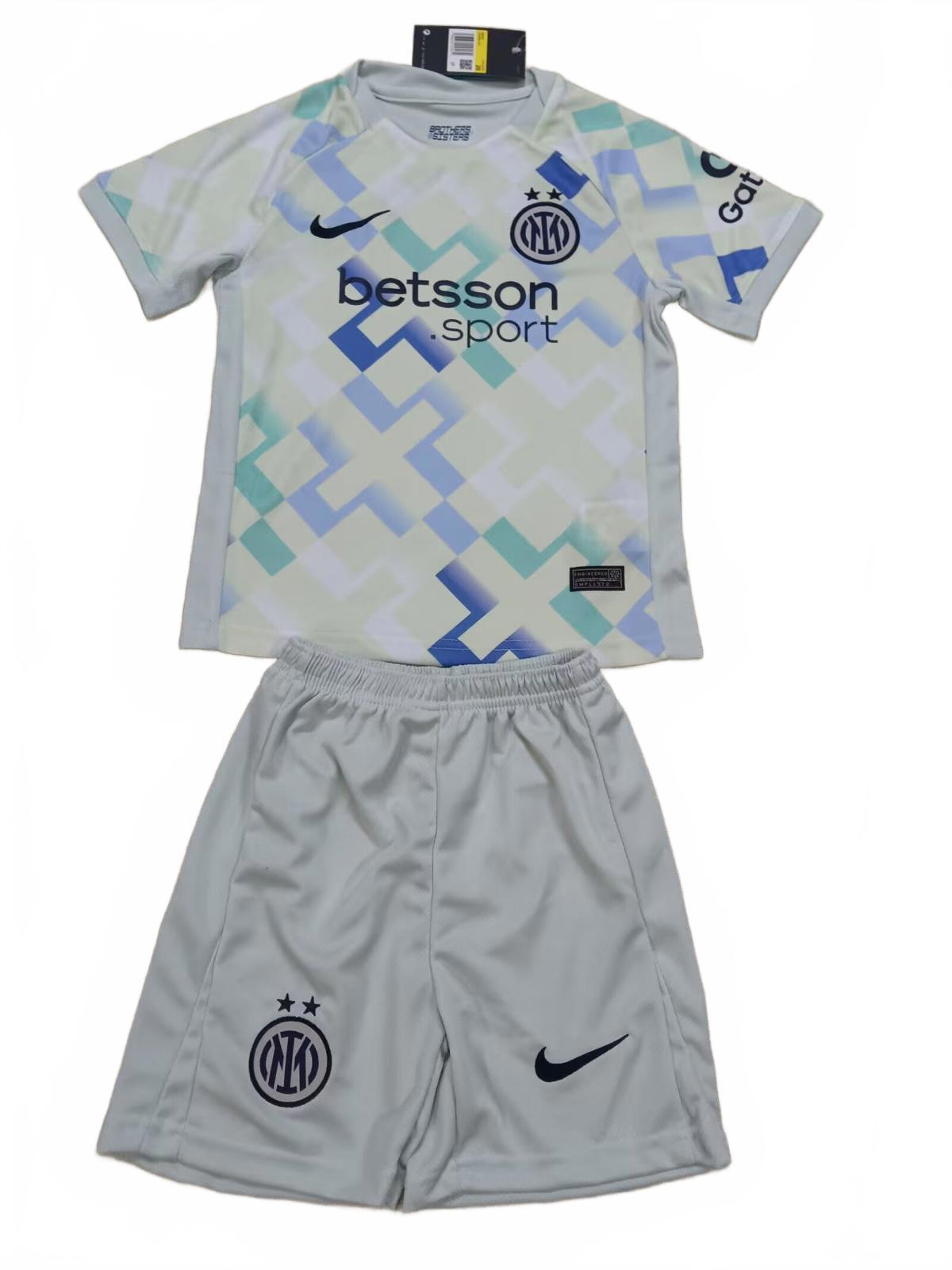Inter Milan Nike 25/26 Kids' Away Kit - Inc Socks