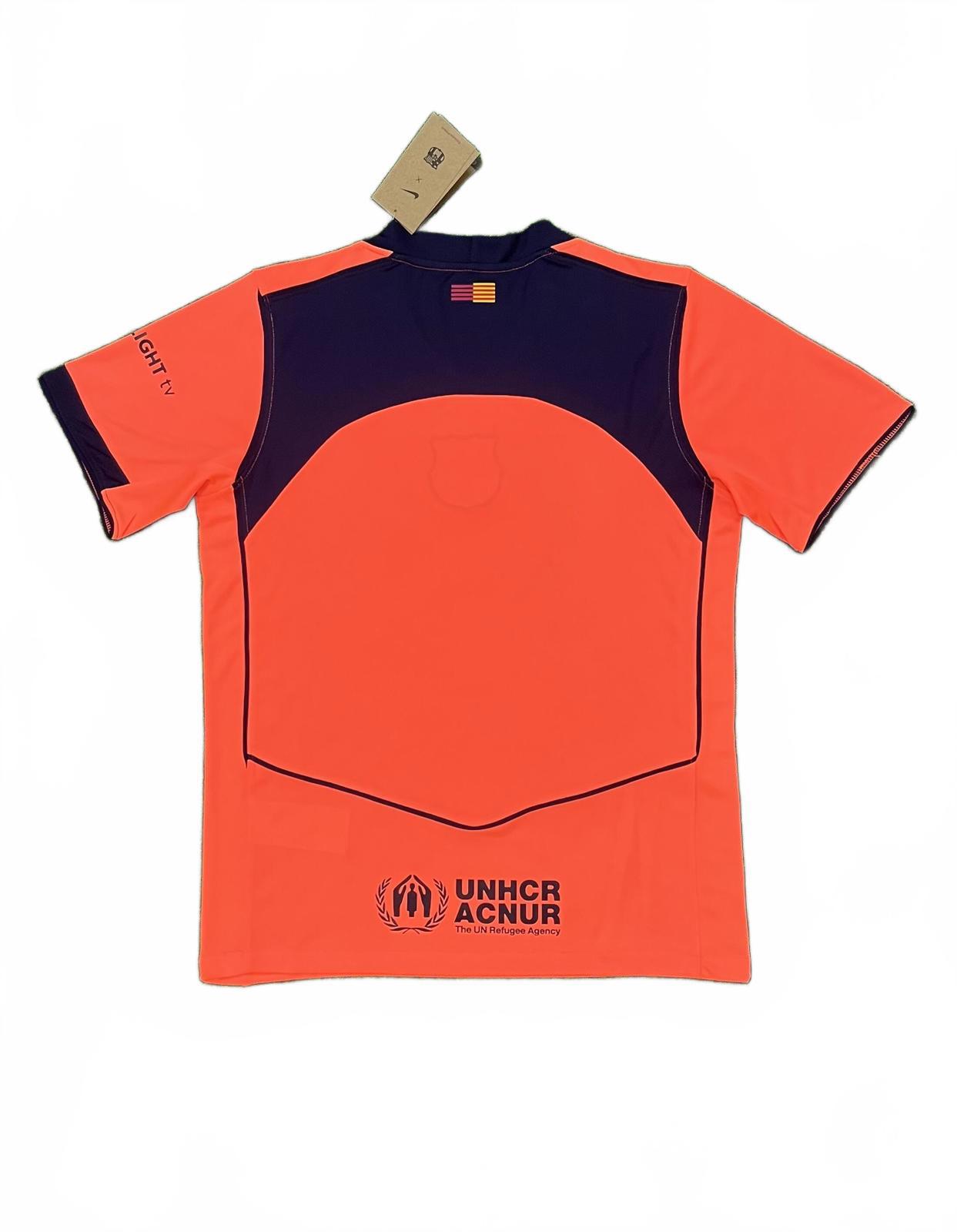 Barcelona 25/26 Nike Away Jersey - Orange - Fan Version