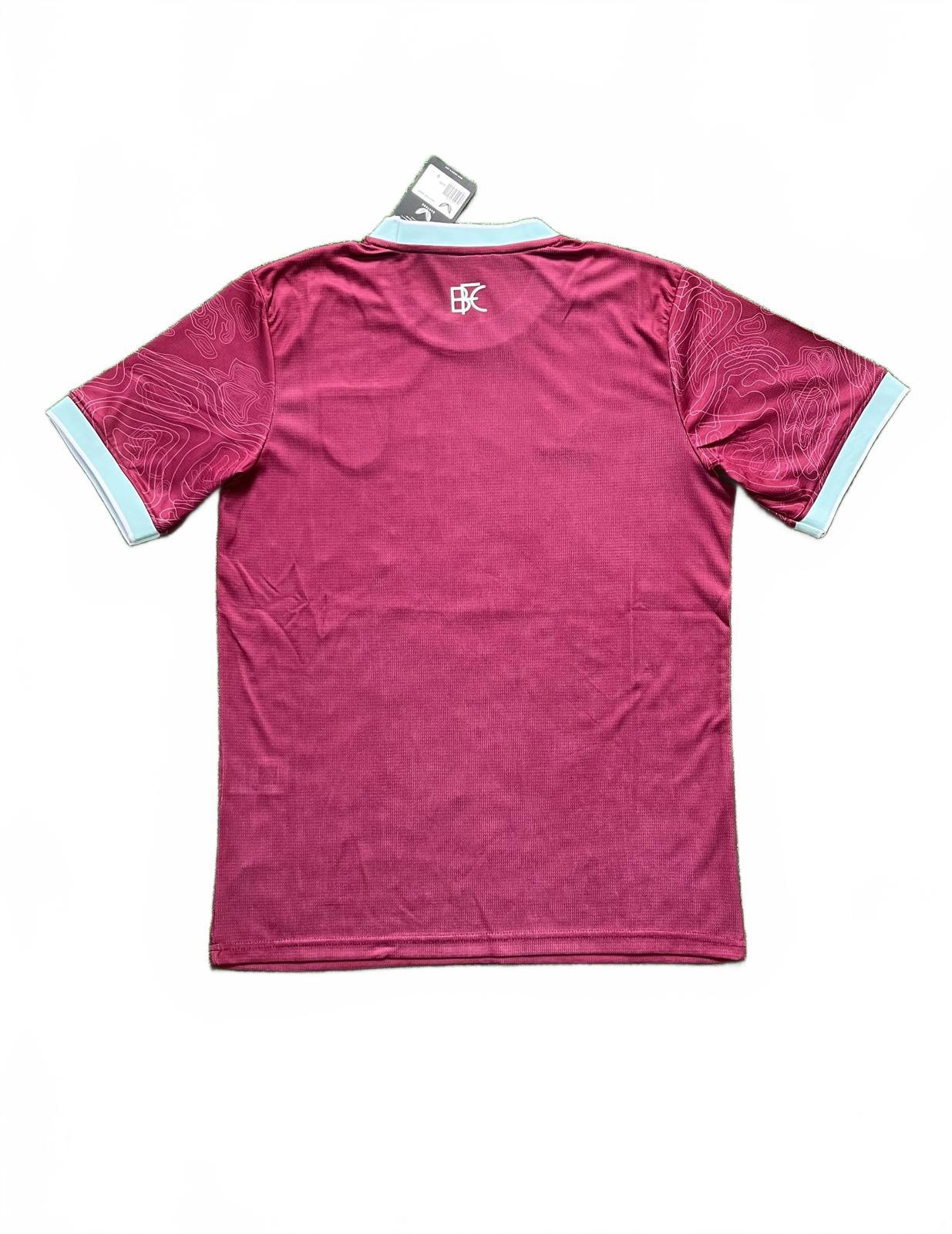 Burnley 25/26 Castore Home Jersey - Claret - Fan Version