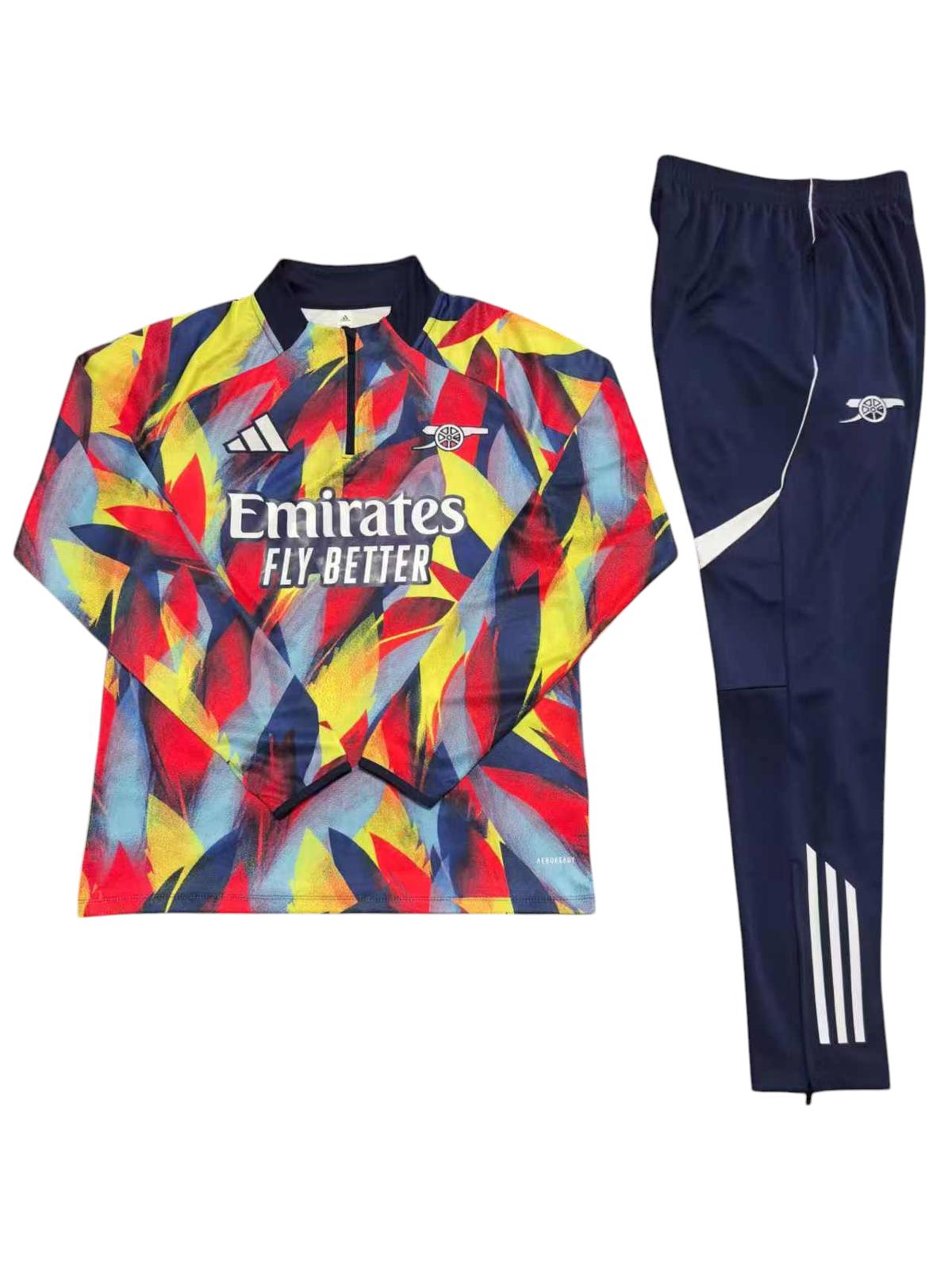 Arsenal Adidas Kids Tracksuit - Multicoloured