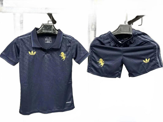 Juventus 24/25 Adidas Kids Third Kit - Navy - Inc Socks